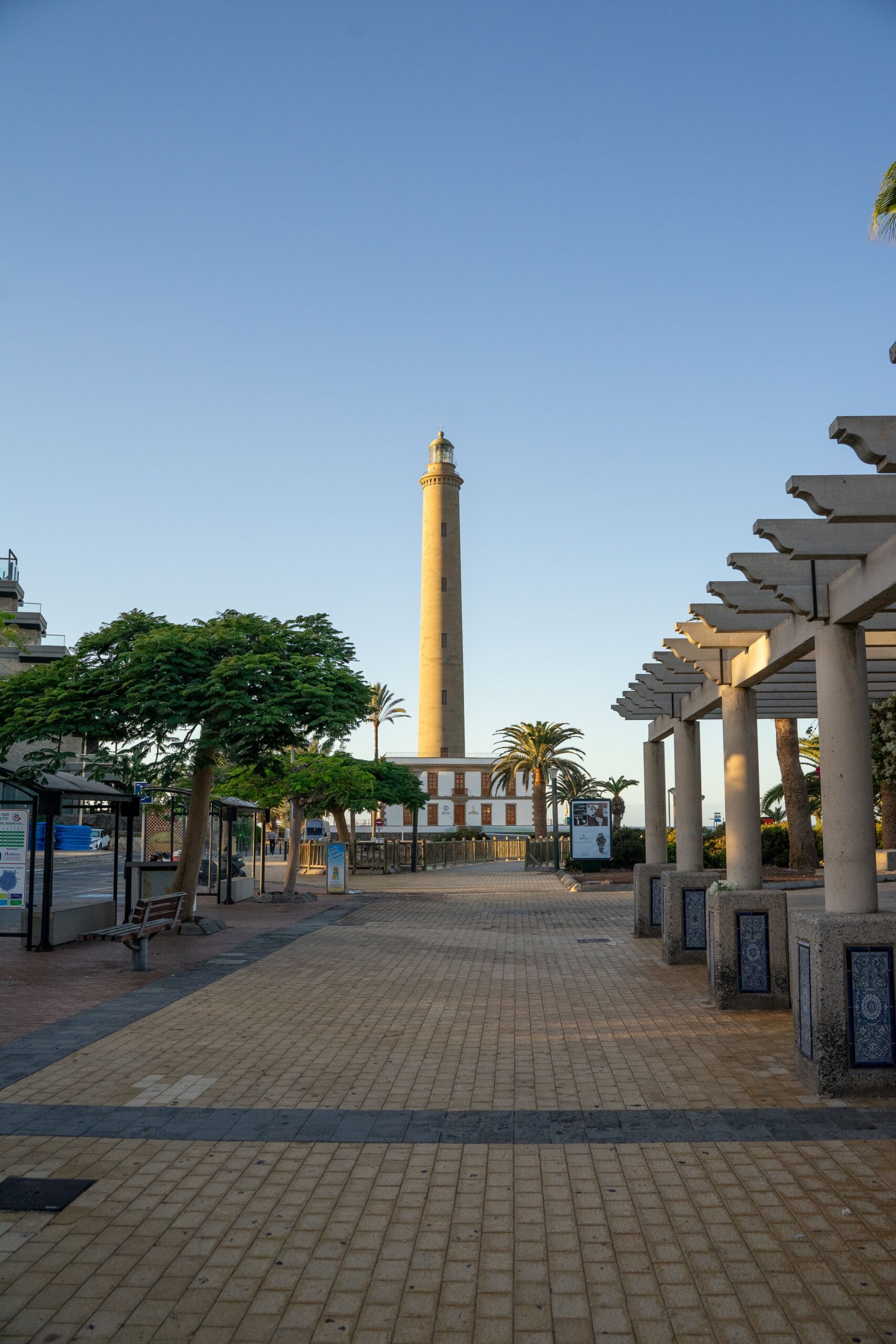 Maják Faro de Maspalomas na Gran Canarii